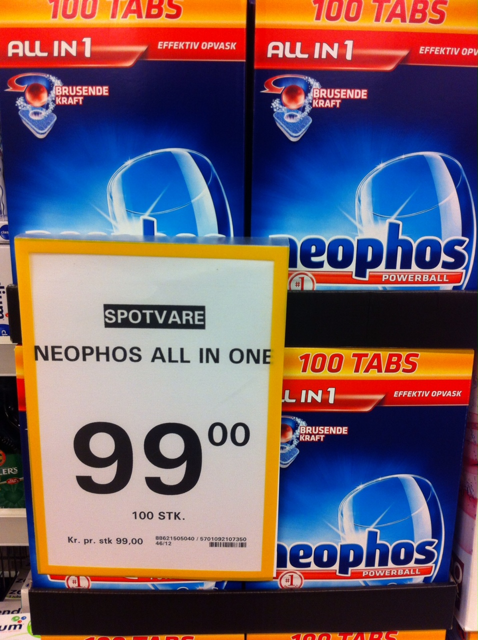 Se dig for når du køber Neophos opvasketabs